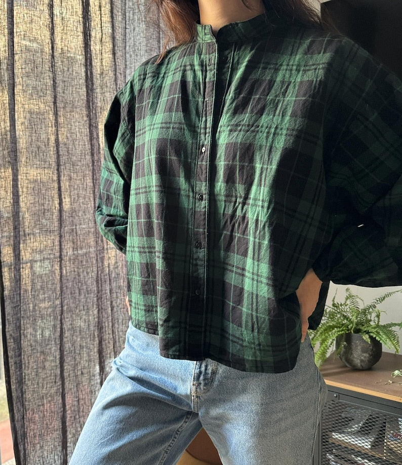 The "Maple" Blouse | Oversized button-down shirt PDF pattern | pdf printable sewing pattern