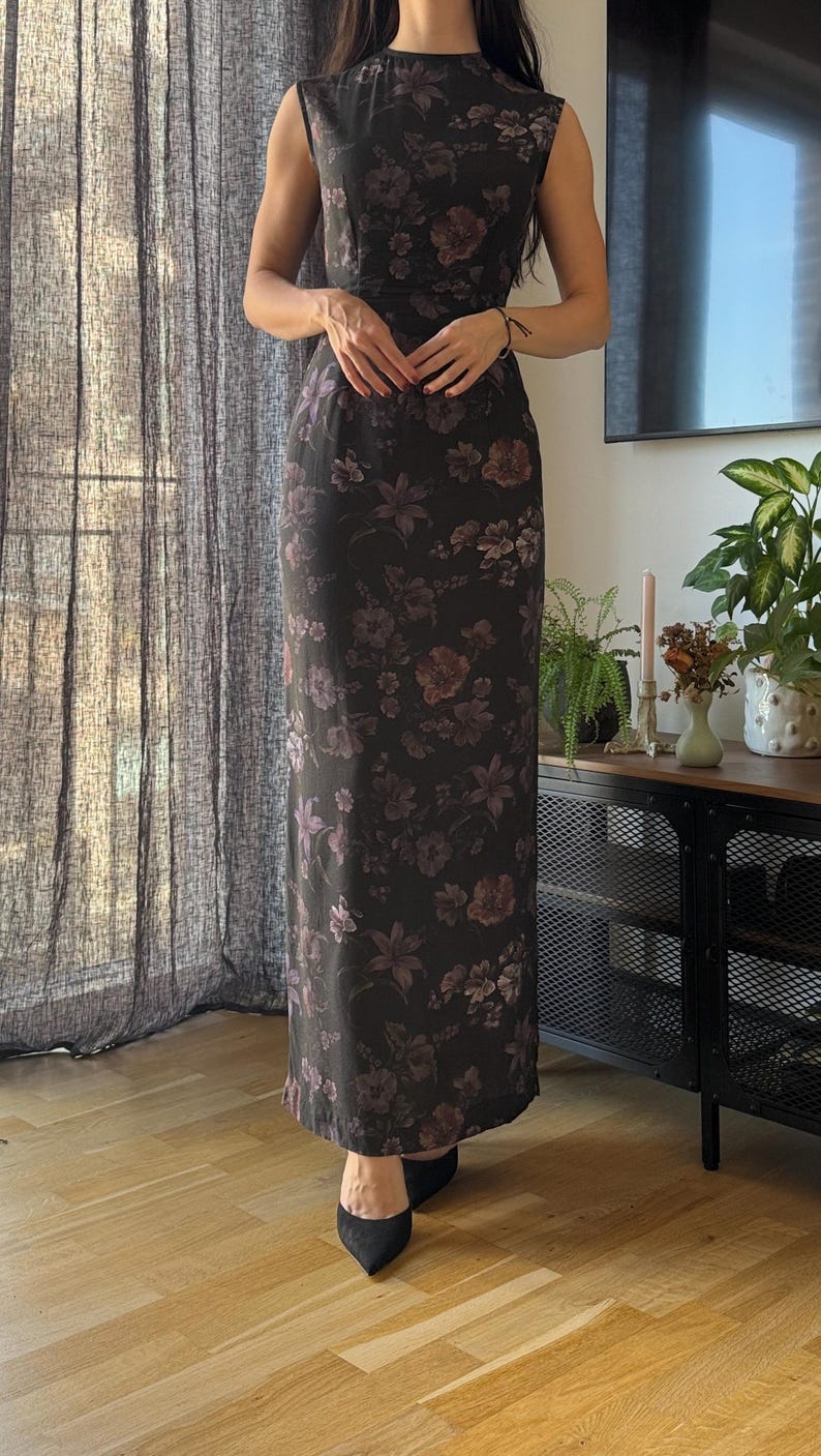 The "Rue" Dress | Column sleeveless dress PDF pattern | pdf printable sewing pattern