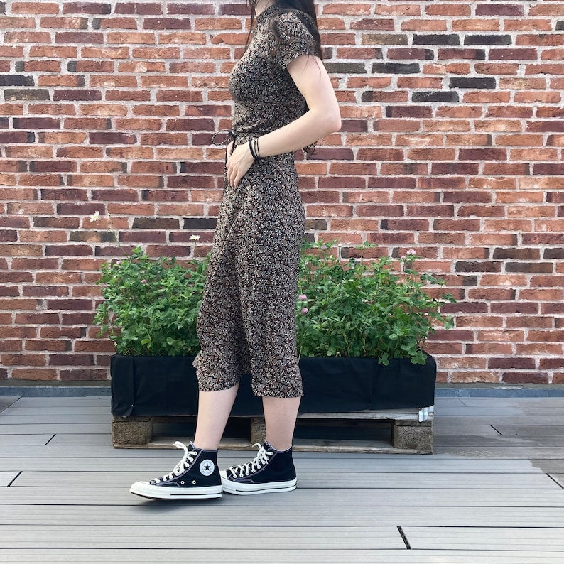 The "Willow" Dress | Mock neck dress with flare sleeves PDF pattern | pdf printable sewing pattern