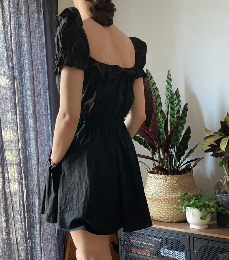 The "Rosemary" Dress | Gathered dress with pockets PDF pattern | pdf printable sewing pattern