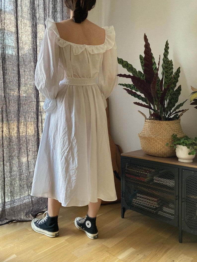 The "Rosemary" Dress | Gathered dress with pockets PDF pattern | pdf printable sewing pattern