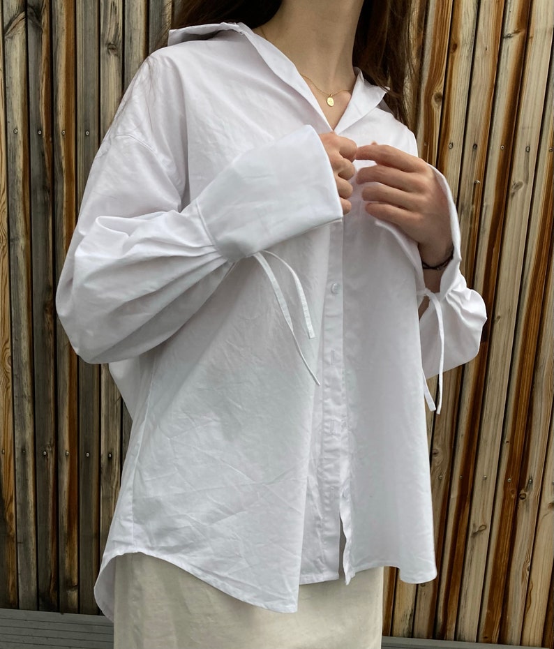 The "Olive" Dress and Shirt | Button up dress with tied sleeves and pockets PDF pattern | pdf printable sewing pattern