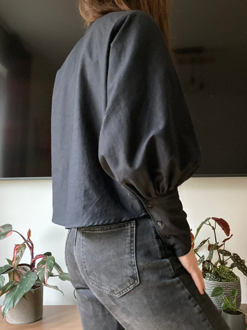 The "Elderflower" Blouse | Puffy sleeve blouse PDF pattern | pdf printable sewing pattern