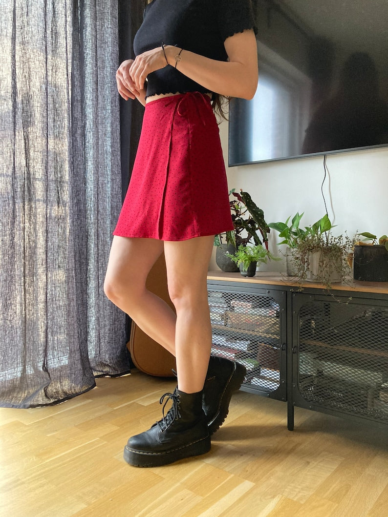 The "Poppy" Skirt | A-line wrap skirt PDF pattern | pdf printable sewing pattern
