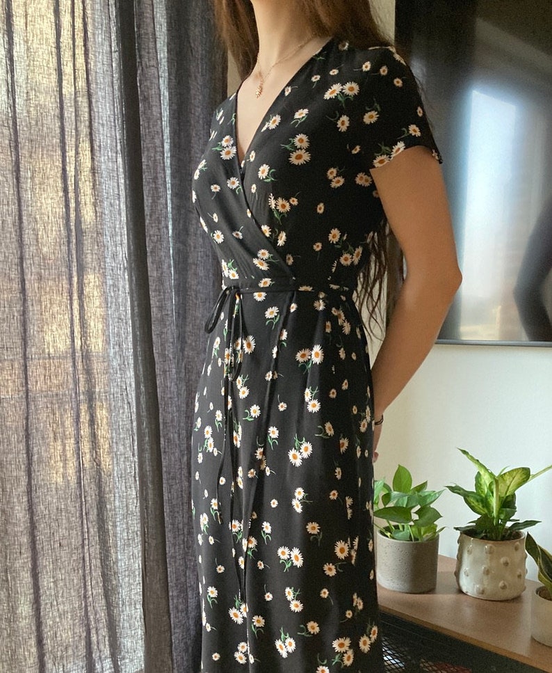 The "Jasmine" Dress | V-neck Wrap dress with flare sleeves PDF pattern | pdf printable sewing pattern