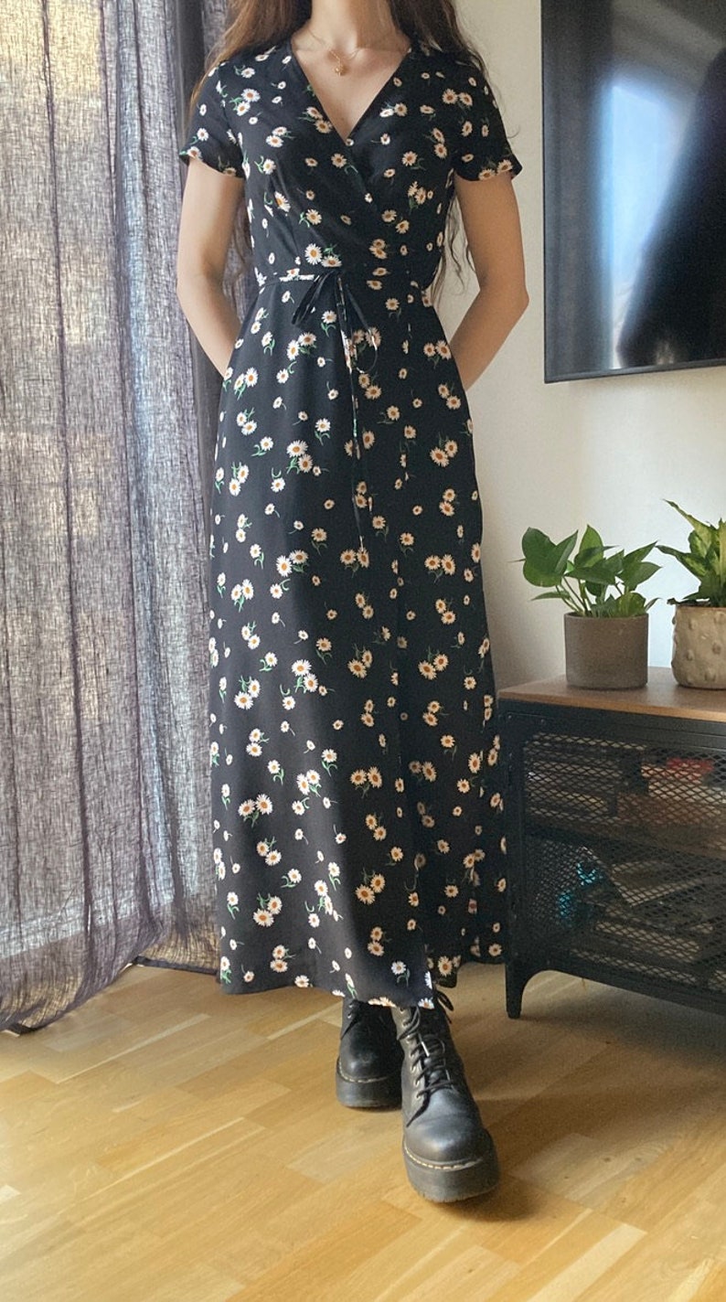 The "Jasmine" Dress | V-neck Wrap dress with flare sleeves PDF pattern | pdf printable sewing pattern