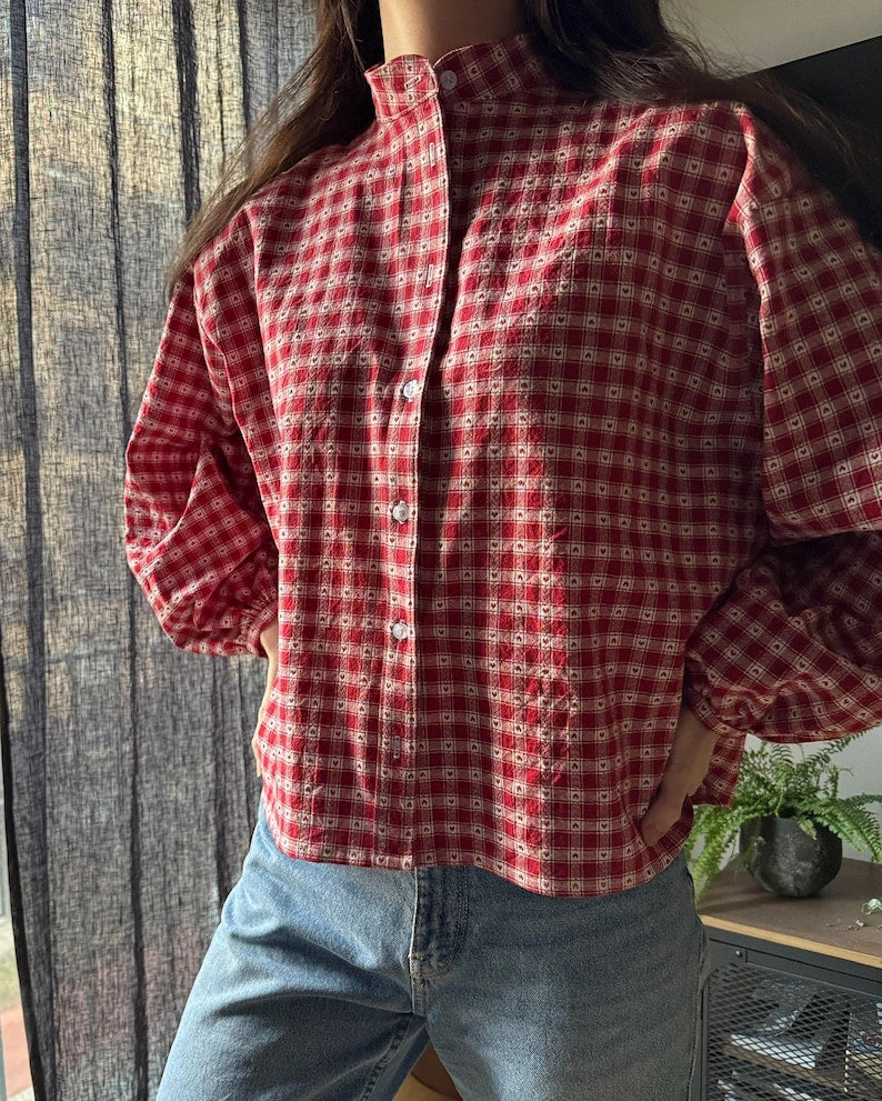 The "Maple" Blouse | Oversized button-down shirt PDF pattern | pdf printable sewing pattern