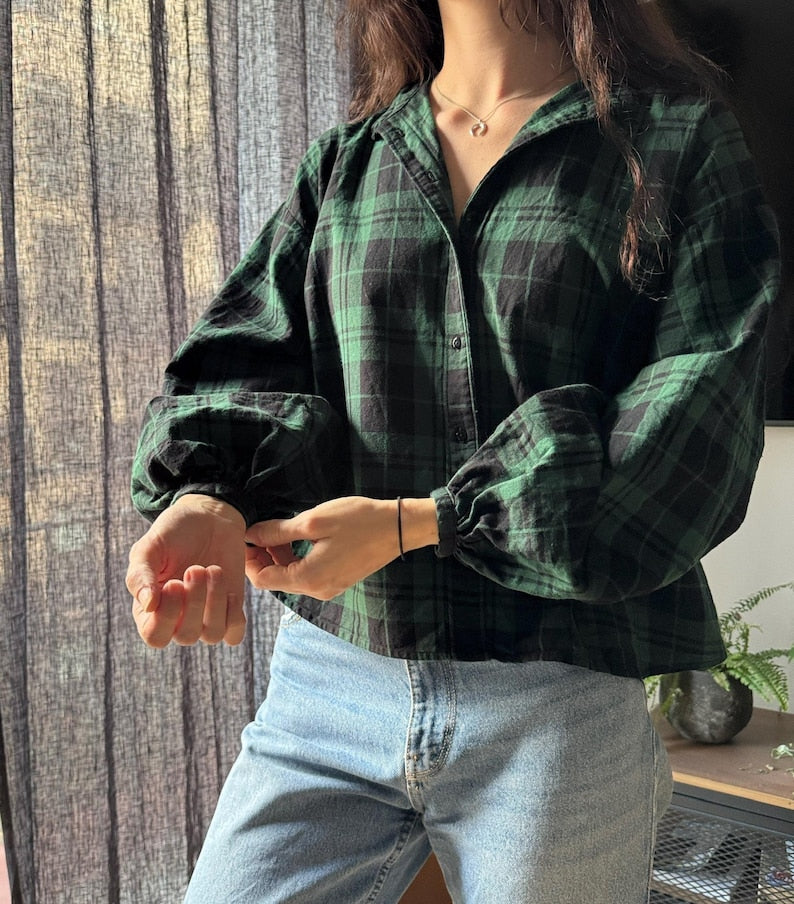 The "Maple" Blouse | Oversized button-down shirt PDF pattern | pdf printable sewing pattern