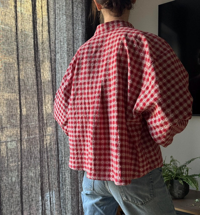 The "Maple" Blouse | Oversized button-down shirt PDF pattern | pdf printable sewing pattern