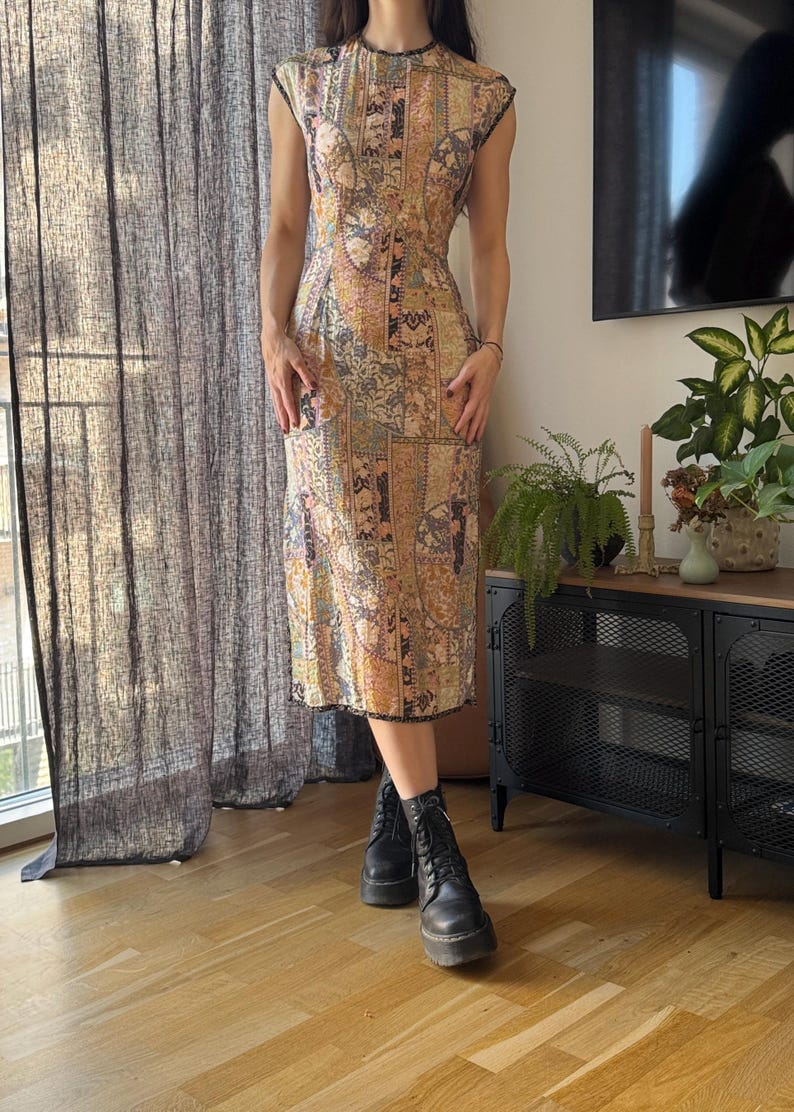 The "Rue" Dress | Column sleeveless dress PDF pattern | pdf printable sewing pattern